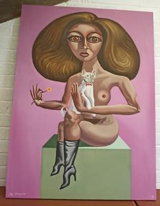 Uptown Girl and Friend by the Glasgow Surrealist Ally Thomson